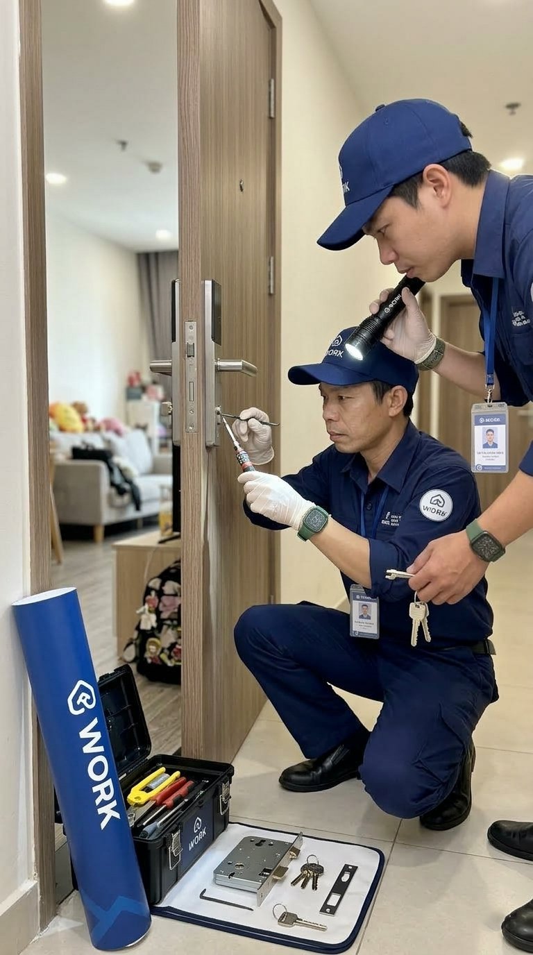 Sửa khóa, lắp khóa điện