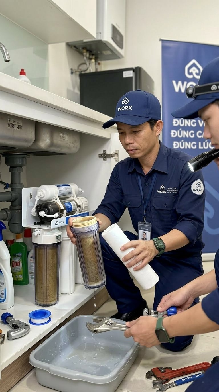 Bảo dưỡng máy lọc nước